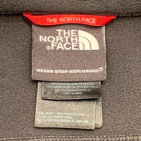 Vintage The North Face 1/4 Zip Black Fleece Jacket Size Medium - Picture 5 of 10
